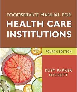 Foodservice Manual for Health Care Institutions