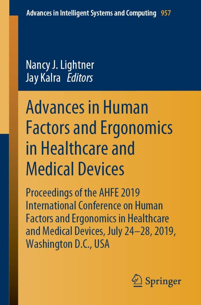 Advances in Human Factors and Ergonomics in Health