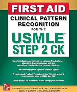 First Aid Clinical Pattern Recognition for the USMLE Step 2 Ck