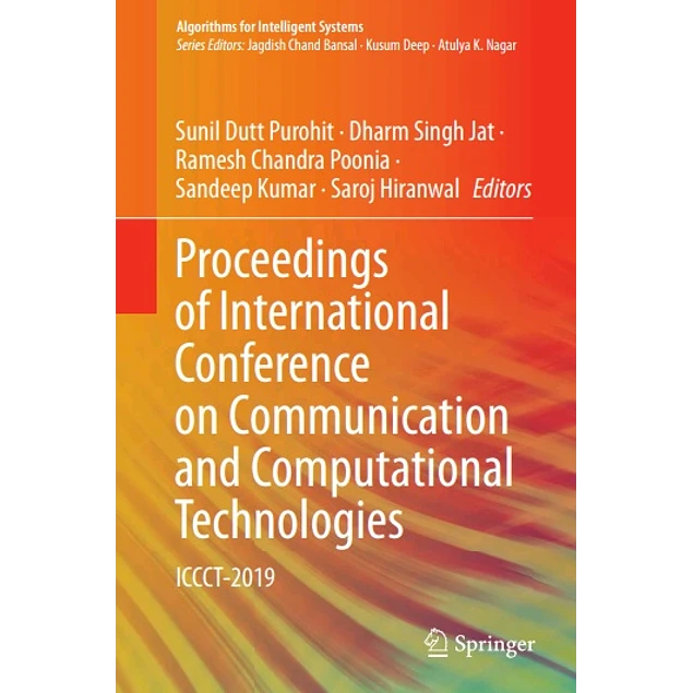 Proceedings of International Conference on Communication and Computational Technologies