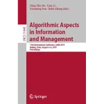 Algorithmic Aspects in Information and Management