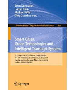 Smart Cities Green Technologies and Intelligent Transport Systems