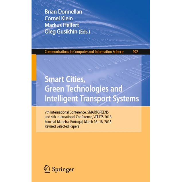 Smart Cities Green Technologies and Intelligent Transport Systems