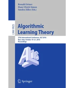 Algorithmic Learning Theory
