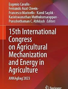15th International Congress on Agricultural Mechanization and Energy in Agriculture