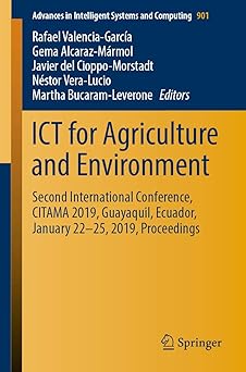 ICT for Agriculture and Environment