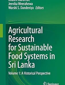 Agricultural Research for Sustainable Food Systems in Sri Lanka