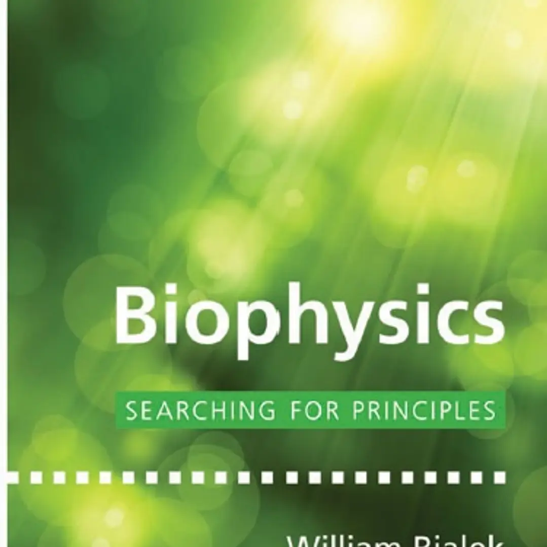 Biophysics Searching for Principles