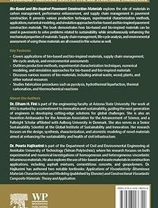 BioBased and BioInspired Pavement Construction Materials