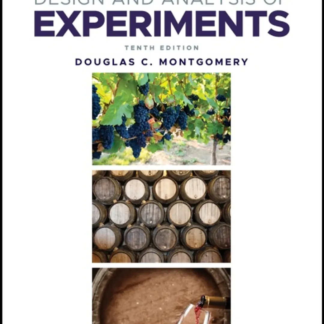 Design and Analysis of Experiments