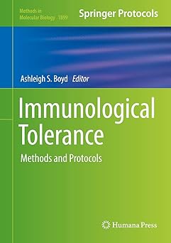 Immunological Tolerance Methods and Protocols