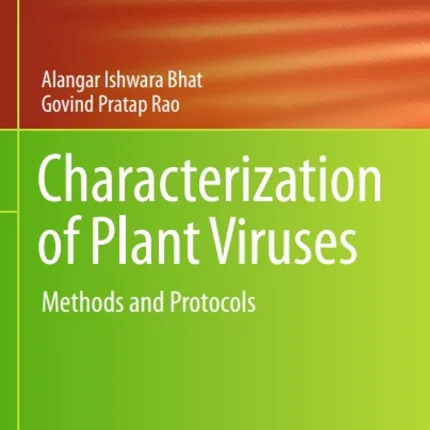 Characterization of Plant Viruses Methods and Protocols
