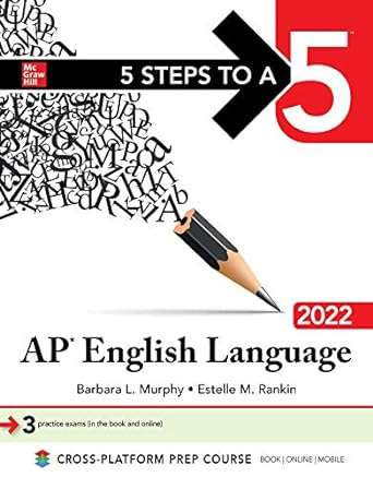 5 Steps to a 5 AP English Language 2022