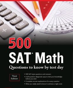 500 SAT Math Questions to Know by Test Day Third Edition