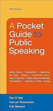 A Pocket Guide to Public Speaking