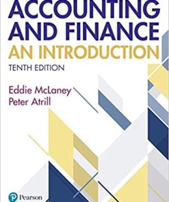 Pearson Accounting and Finance An Introduction