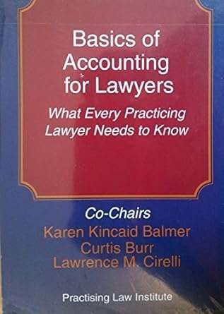 Accounting and Finance for Lawyers in a Nutshell