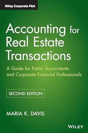 Accounting for Real Estate Transactions