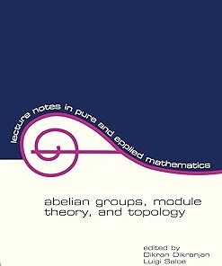 Abelian Groups Module Theory and Topology