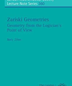 Zariski Geometries Geometry from the Logician's Point of View