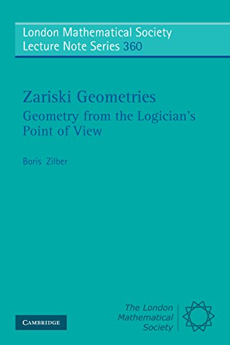Zariski Geometries Geometry from the Logician's Point of View
