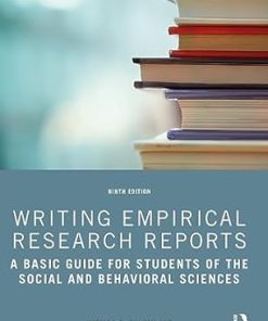 Writing Empirical Research Reports A Basic Guide for Students of the Social and Behavioral Sciences