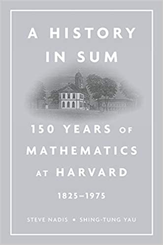 A History in Sum 150 Years of Mathematics at Harvard (1825-1975)