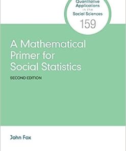 A Mathematical Primer for Social Statistics