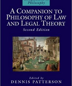 Wiley-Blackwell A Companion to Philosophy of Law and Legal Theory