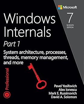Microsoft Press Windows Internals Part 1