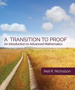A Transition to Proof An Introduction to Advanced Mathematics