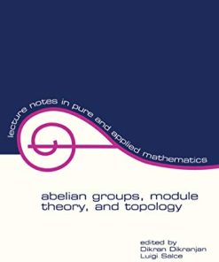 Abelian Groups Module Theory and Topology