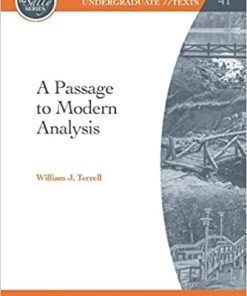 A Passage to Modern Analysis