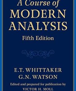 A Course of Modern Analysis