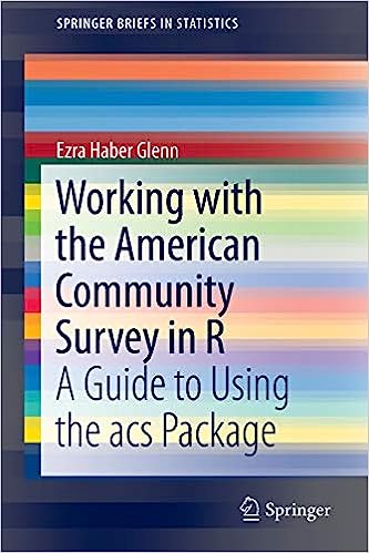Working with the American Community Survey in R A Guide to Using the acs Package