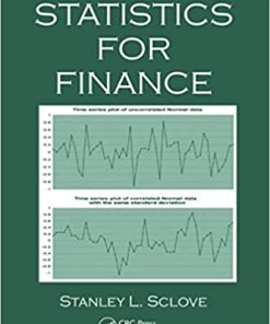 A Course on Statistics for Finance