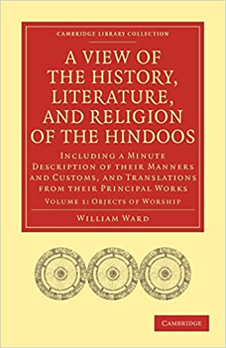 A View of the History Literature and Religion of the Hindoos