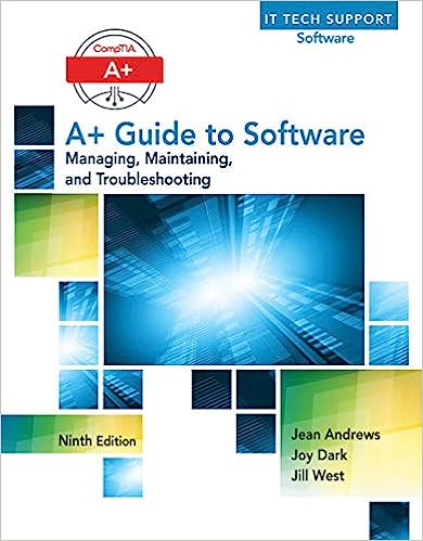 Cengage Learning A+ Guide to Software