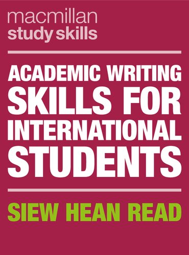 Red Globe Press Academic Writing Skills for International Students