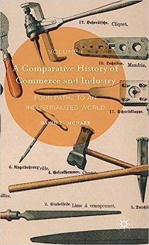 A Comparative History of Commerce and Industry Volume I