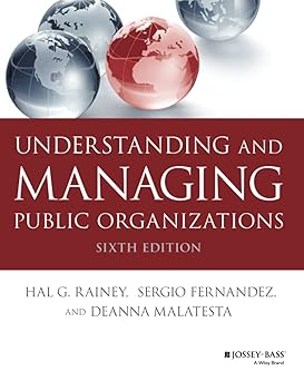 WILEY Understanding and Managing Public Organizations
