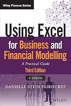 WILEY Using Excel for Business and Financial Modelling A Practical Guide
