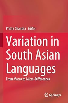 Variation in South Asian Languages From Macro to Micro-Differences