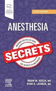 Elsevier Anesthesia Secrets