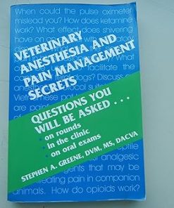 Veterinary Anesthesia and Pain Management Secrets