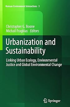 Urbanization and Sustainability