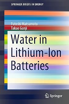 Water in Lithium-Ion Batteries