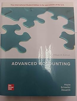 Advanced Accounting ISE